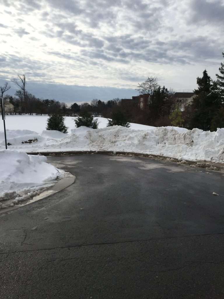 snow bank