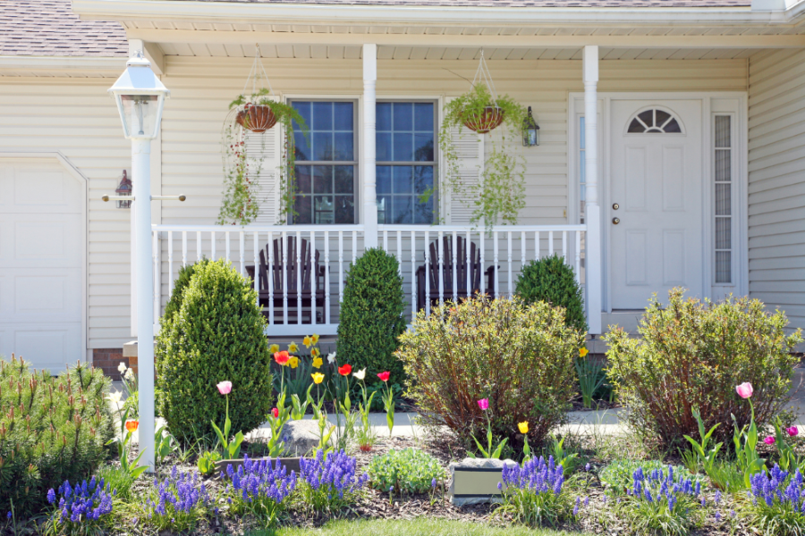 Beautiful front yard garden