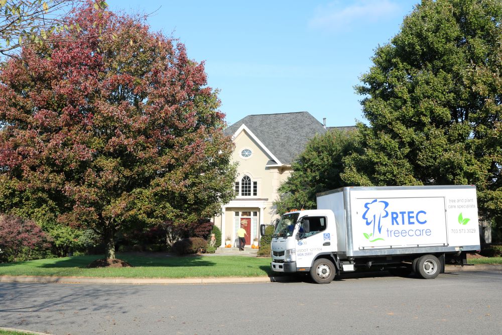 RTEC Truck in front of home