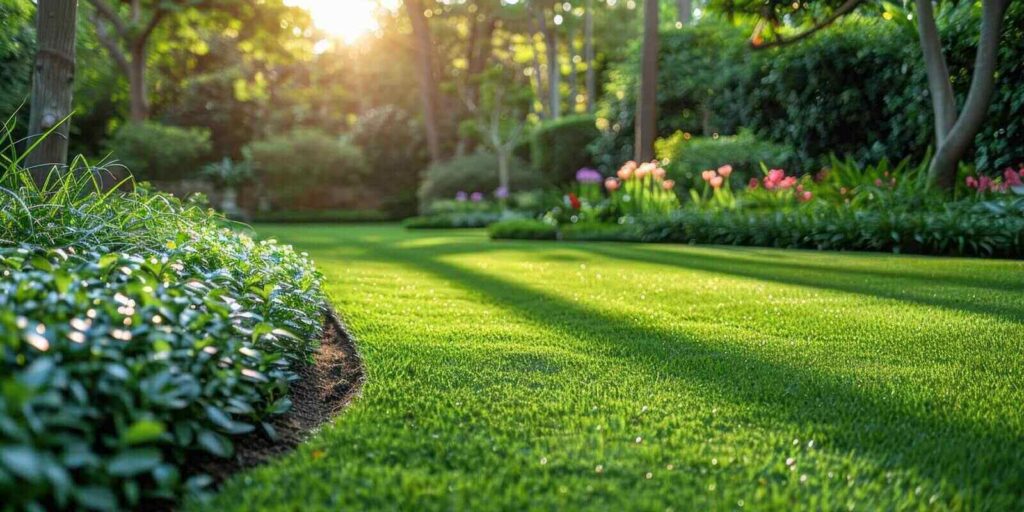 landscaping, lawn mowing, garden maintenance