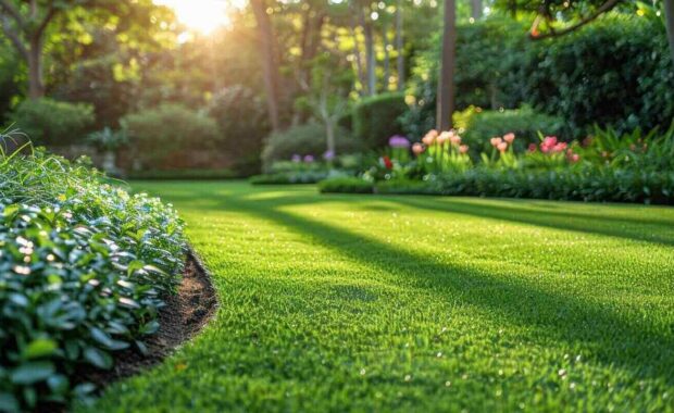 landscaping, lawn mowing, garden maintenance