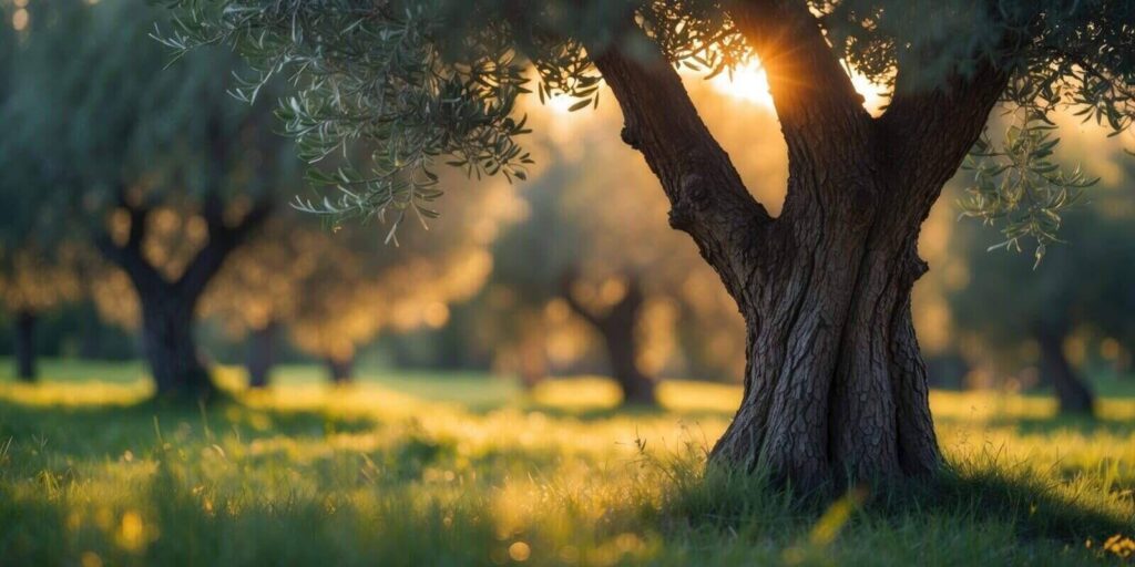 travel hotspot showcasing renowned cuisine and outstanding olive oil with a backdrop of olive trees