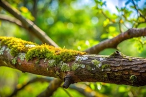 green tree limb