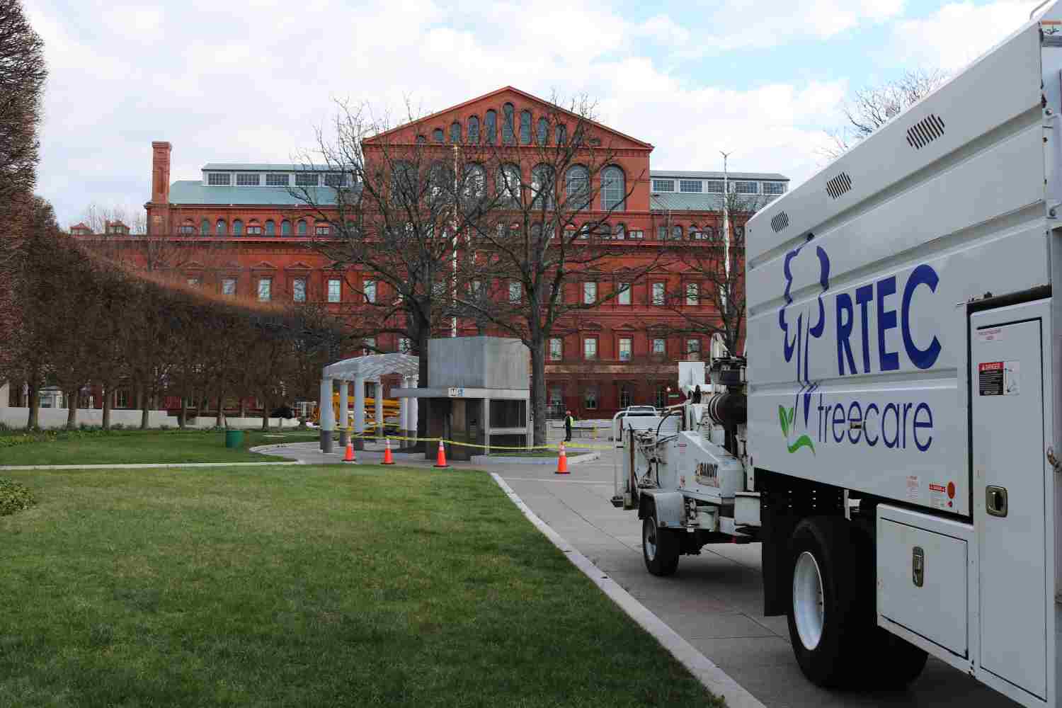 RTEC truck outside work